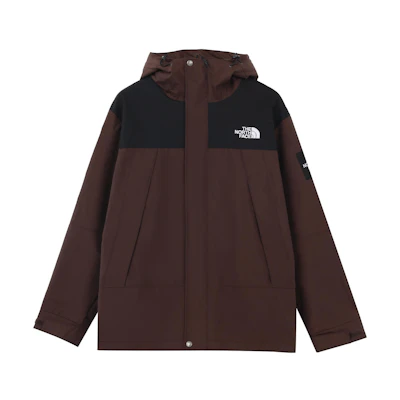 TNF Mountain Colorblock Hooded Jacket Brown/Red Unisex NI3BN62M