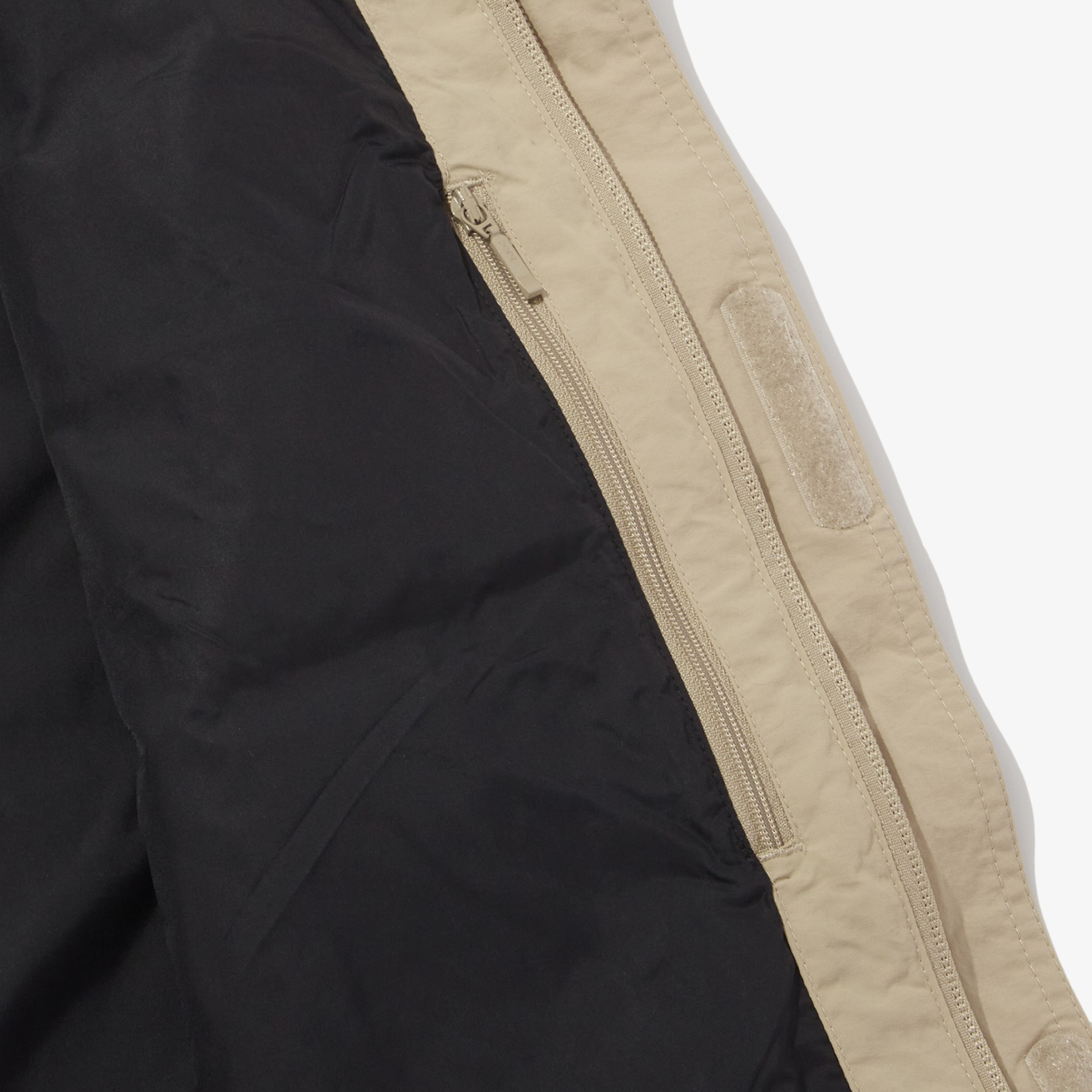 TNF Mountain Colorblock Logo Hoodie Full-Zip Jacket Beige NJ3BQ50C 圖 7