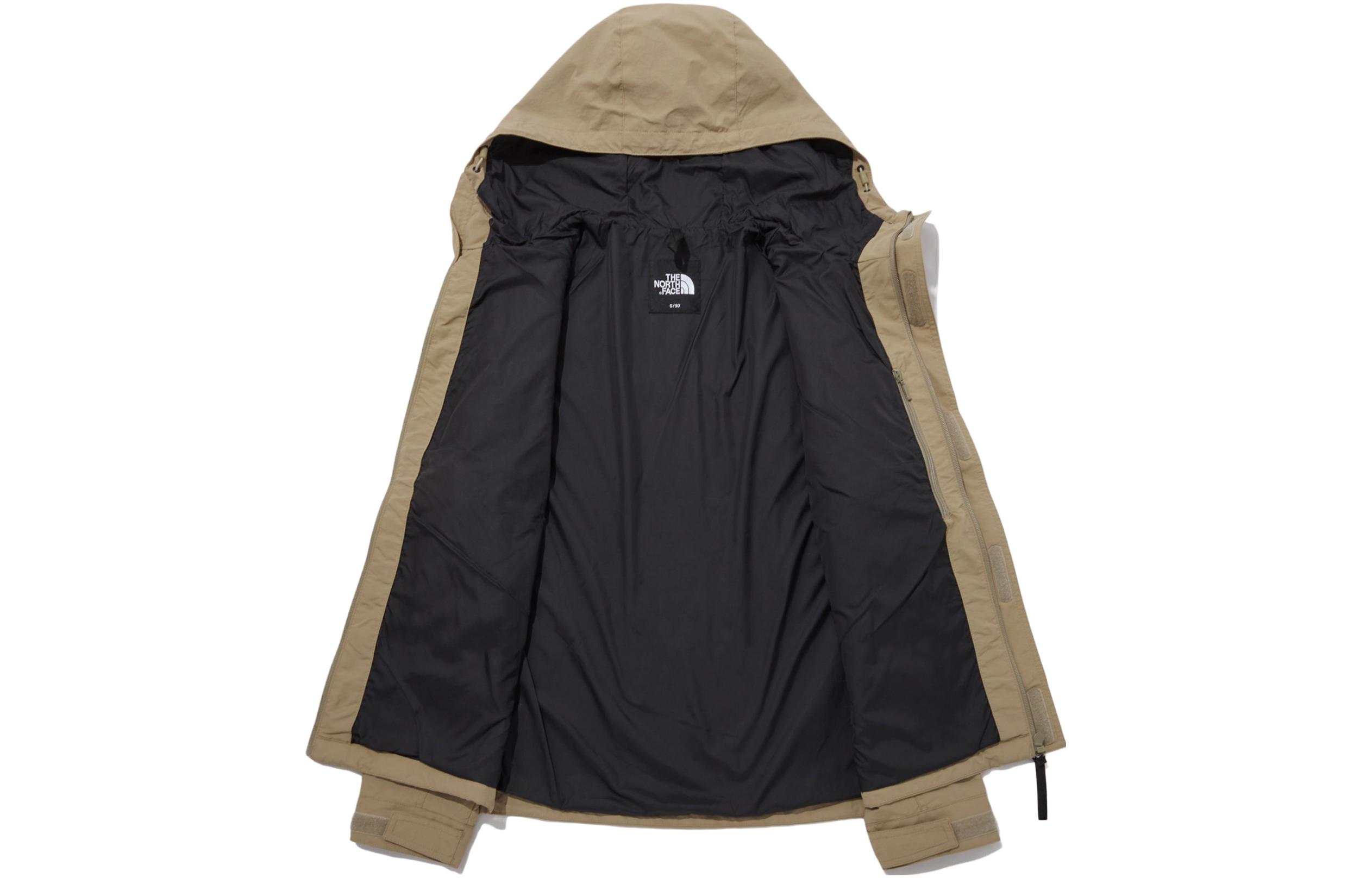 TNF Mountain Colorblock Logo Hoodie Jacket Unisex Brown NJ3BP50B 圖 4