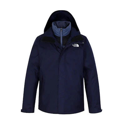 TNF Mountain Down Tri-Jacket Outdoor Blue Winter Coat NF0A4U7L-6U8