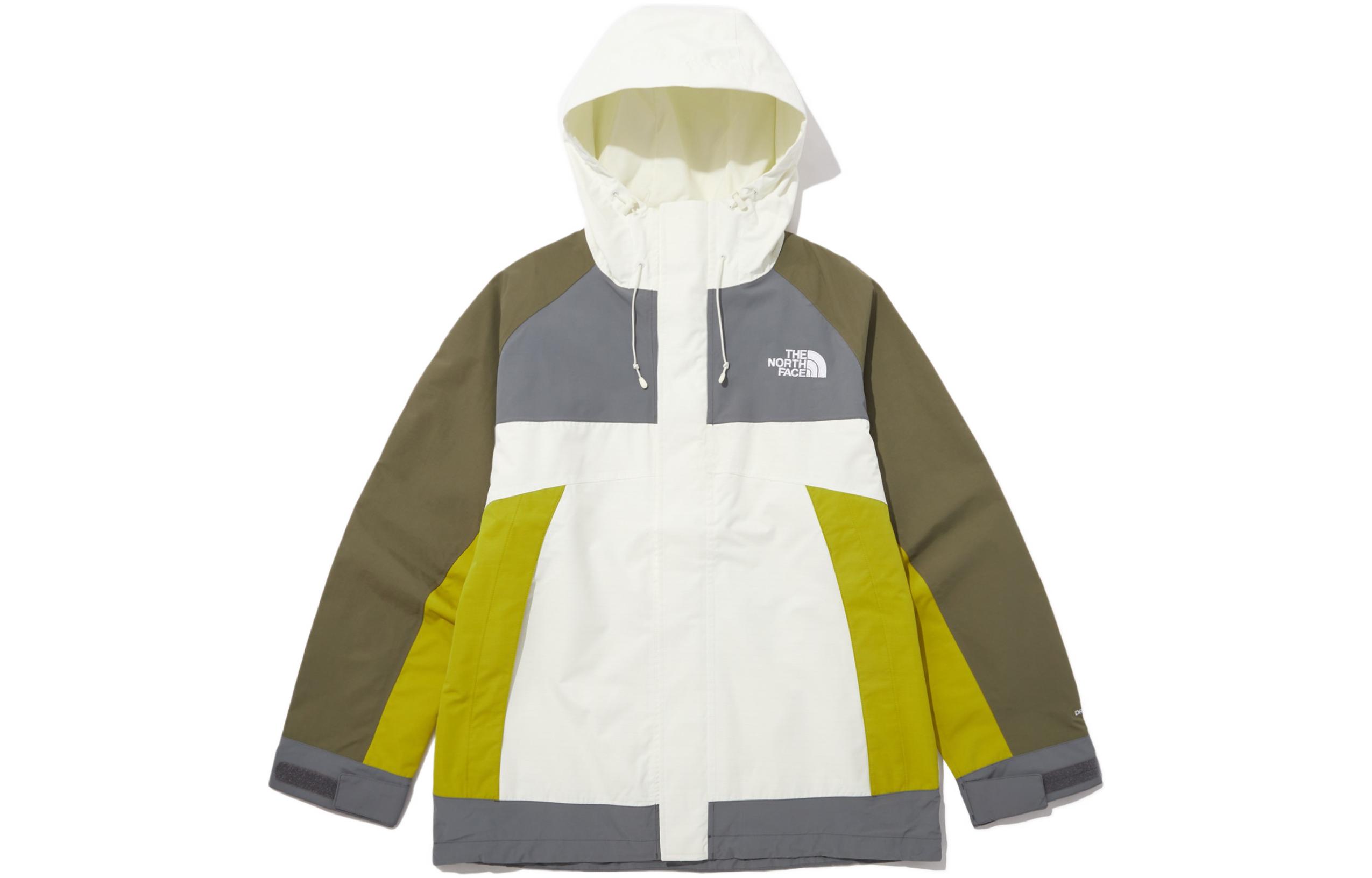 TNF Mountain Embroidered Logo Hooded Jacket Olive Green Unisex Outdoor NJ2HP09B 圖 2