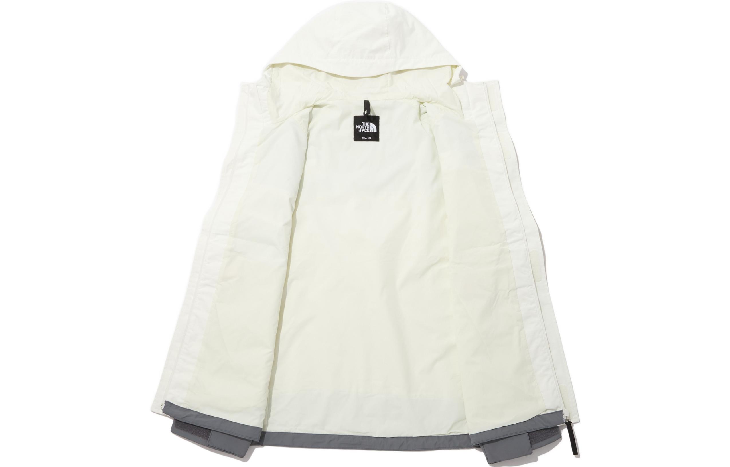 TNF Mountain Embroidered Logo Hooded Jacket Olive Green Unisex Outdoor NJ2HP09B 圖 4