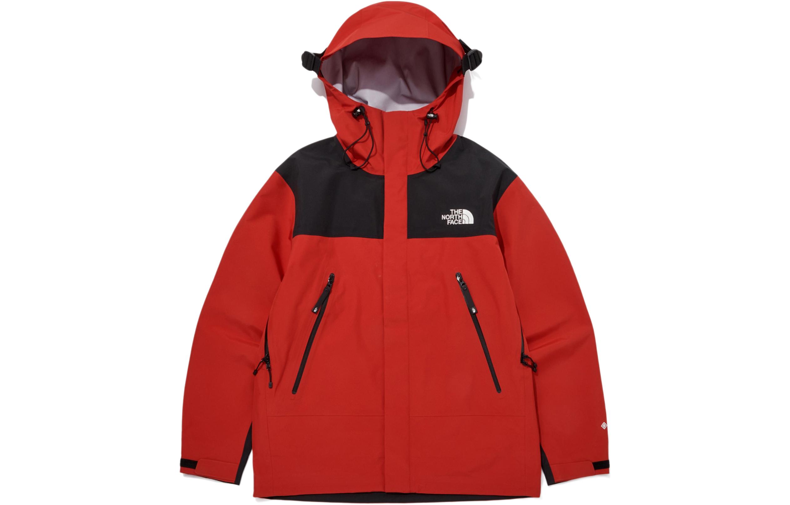 TNF Mountain GTX L3 Waterproof Windproof Hooded Jacket Red Unisex NJ2GQ01B