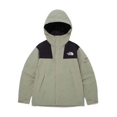 TNF Mountain Logo Embroidered Waterproof Windproof Jacket SS24 Men NJ3BQ50B