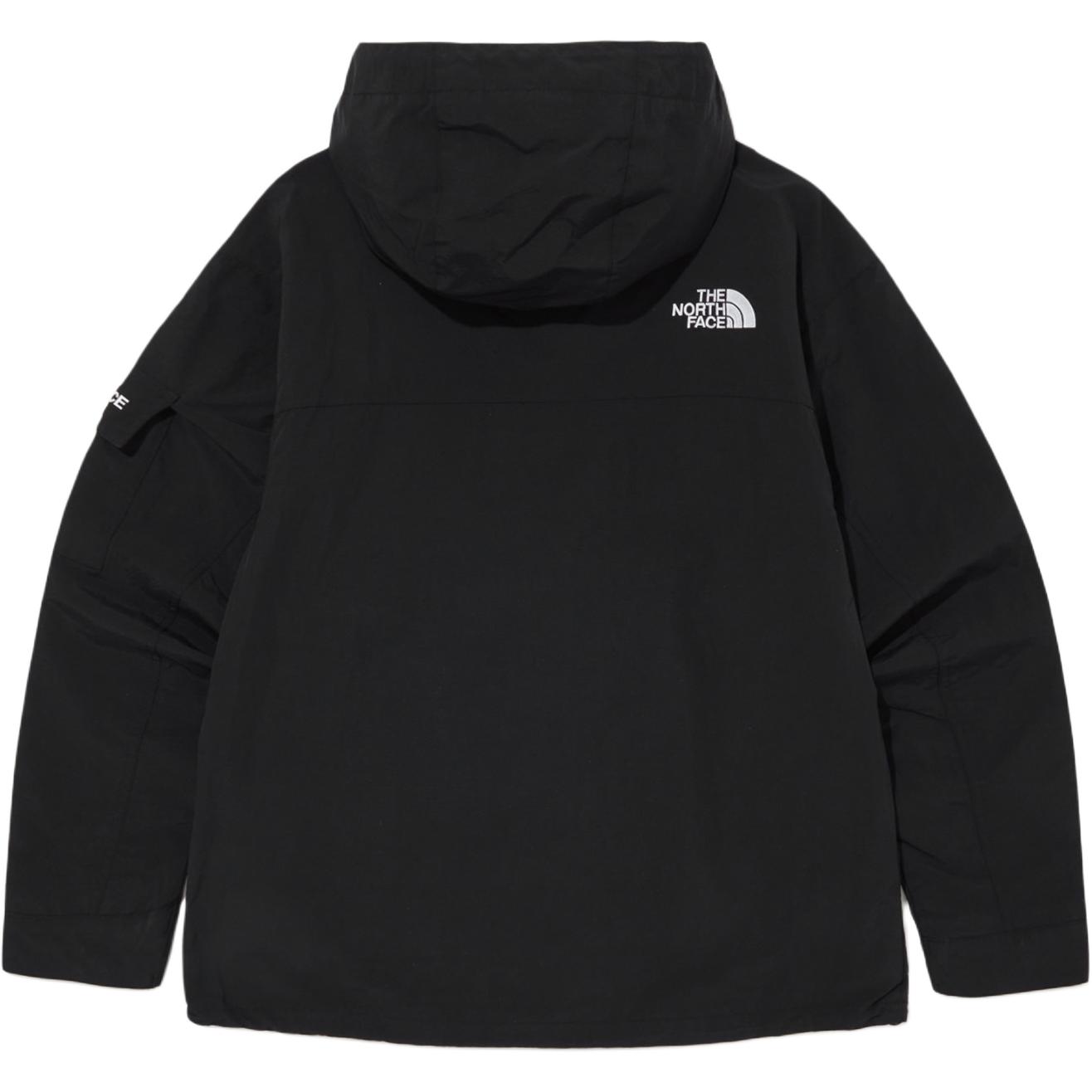 TNF Mountain Logo Embroidered Zip Hoodie Jacket Black NJ3BQ50A 圖 3