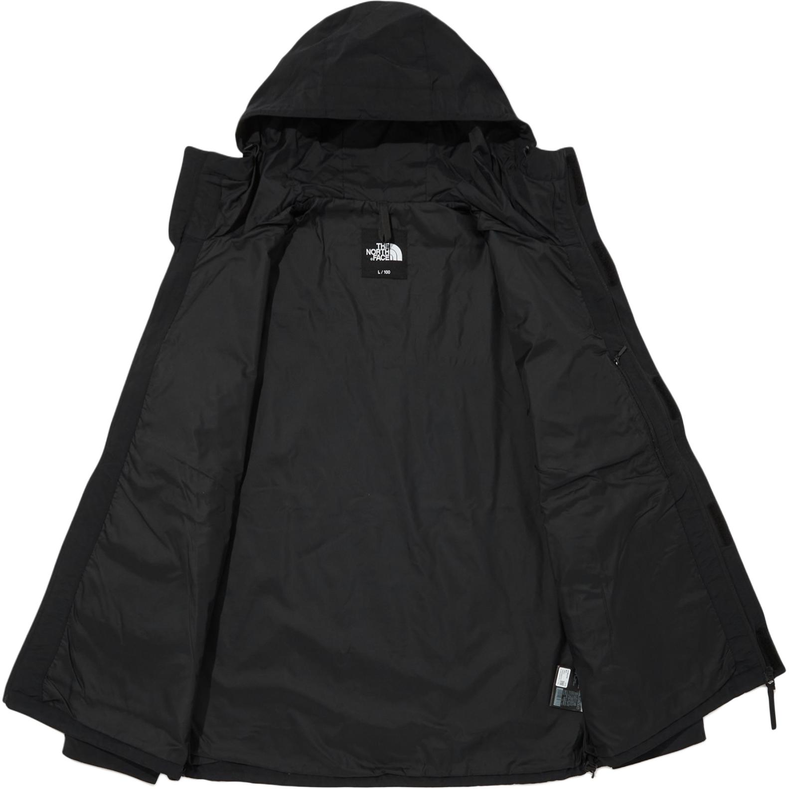 TNF Mountain Logo Embroidered Zip Hoodie Jacket Black NJ3BQ50A 圖 4