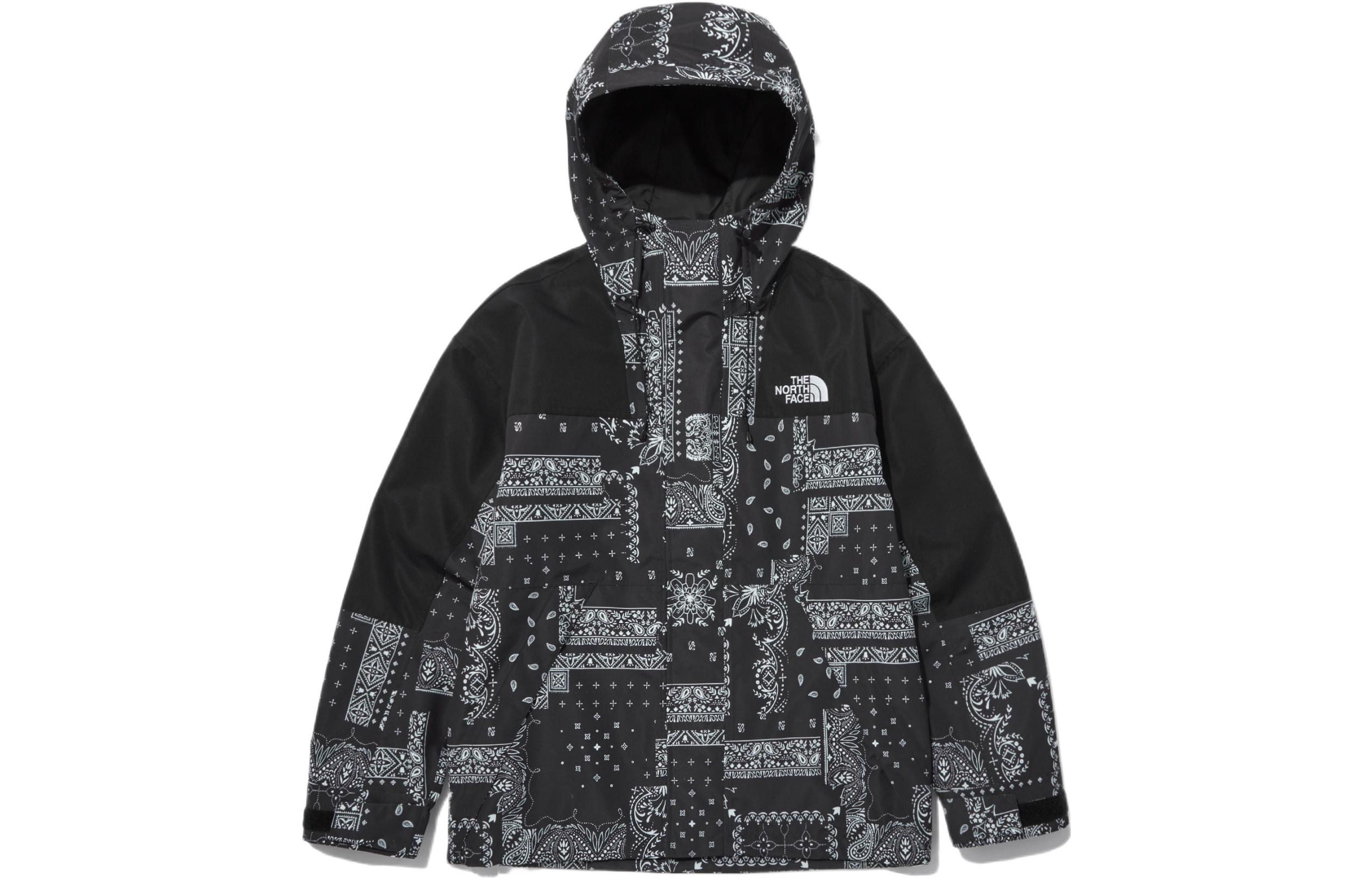 TNF Mountain Paisley Zip Hoodie Jacket Unisex NJ2HN61A