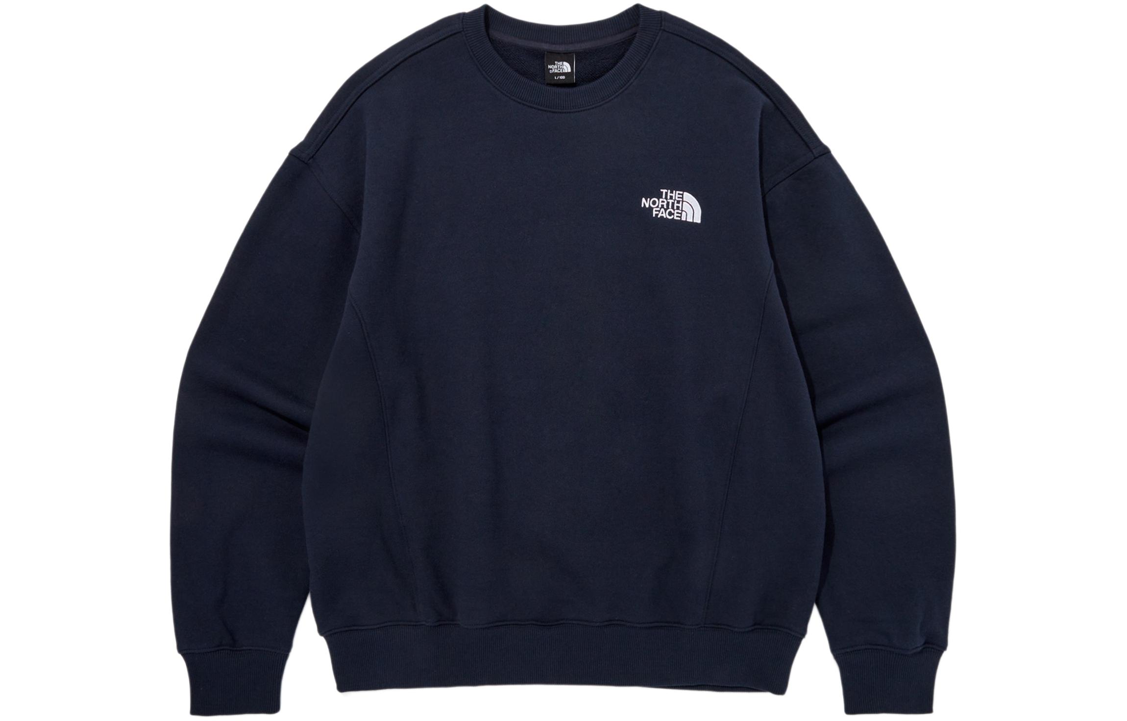 TNF Mountain Peak Crewneck Sweatshirt Blue Long Sleeve NM5MQ03C