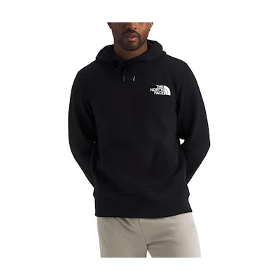 TNF Mountain Peaks Black Hoodie Pullover with Logo Print NF0A8CQV-JK3
