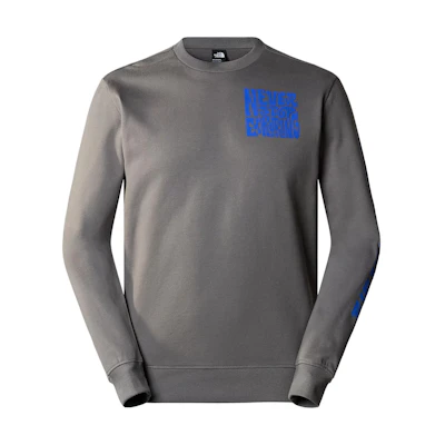 TNF Mountain Play Crewneck Sweatshirt Grey Pullover NF0A87EK-0UZ