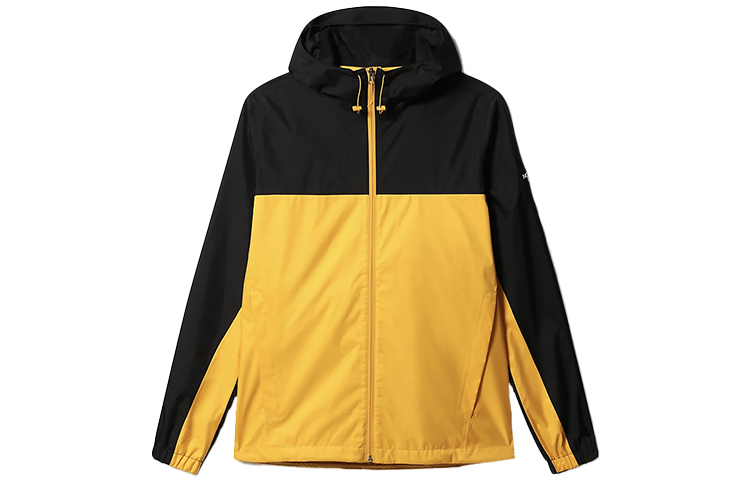 TNF Mountain Q Yellow Waterproof Hooded Outdoor Jacket NF00CR3Q-ZU3