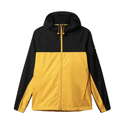 TNF Mountain Q Yellow Waterproof Hooded Outdoor Jacket NF00CR3Q-ZU3