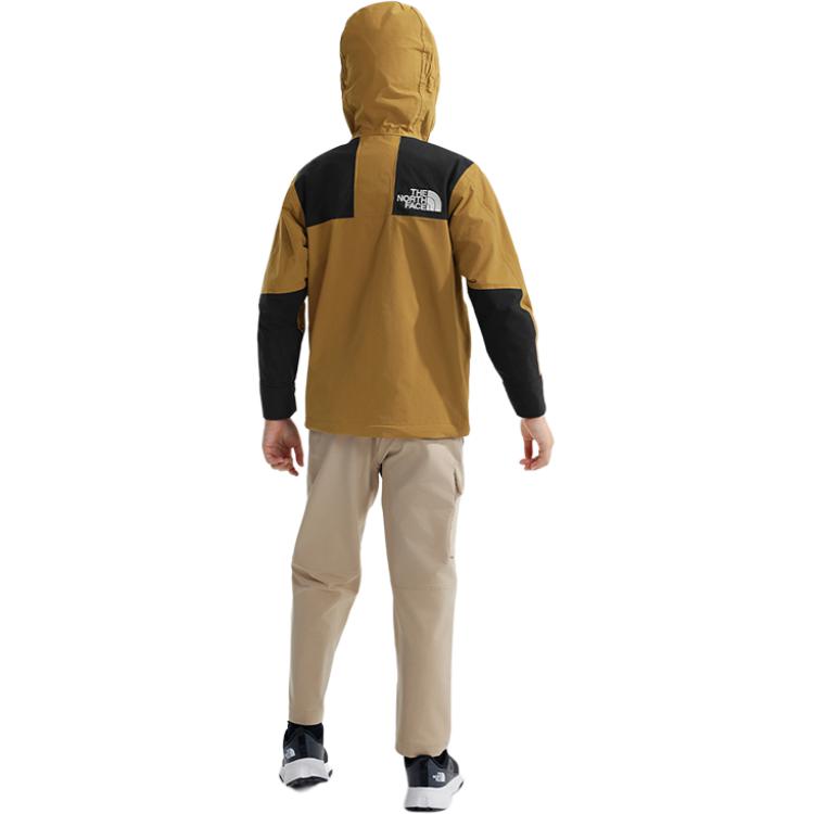 TNF Mountain Waterproof Hooded Jacket Brown Youth NF0A899A-YW2 圖 3