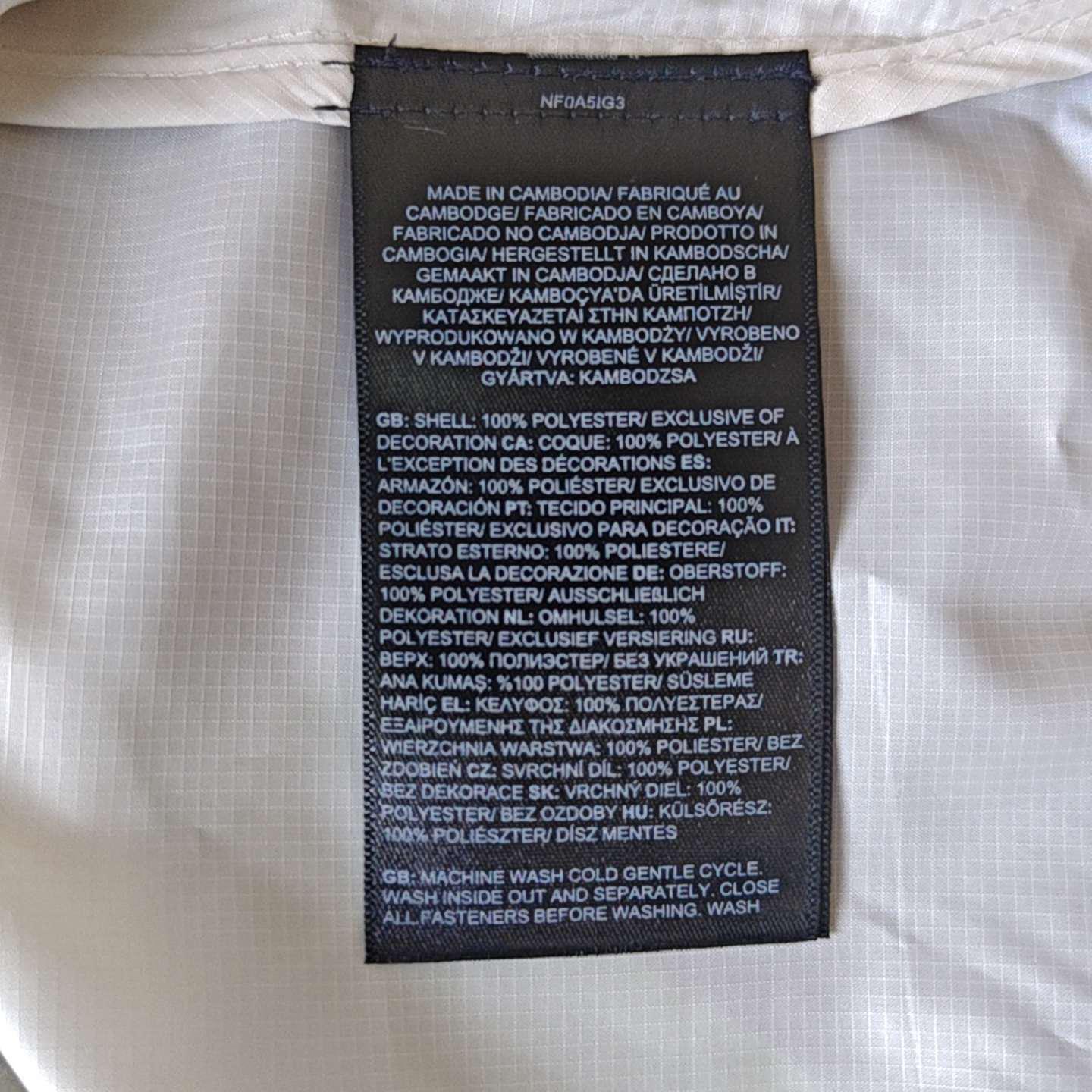 TNF Mountain White Waterproof Windproof Hoodie Jacket Unisex NF0A5IG3-N3N 圖 7