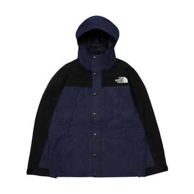 TNF Mountain Windbreaker Unisex Blue Jacket with Hood NP12032