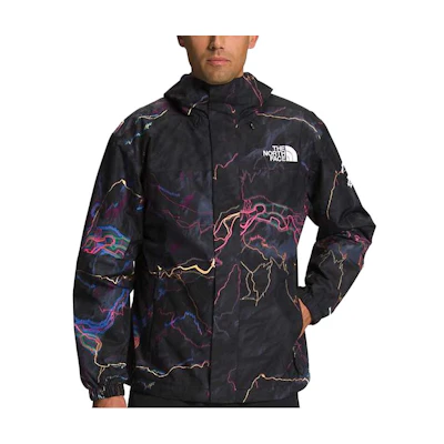 TNF Multi-Color Logo Print Casual Jacket NF0A7ZZ4-IRI