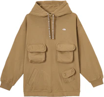 The North Face Multi-Pocket Sports Sweatshirt Unisex Couple Style Khaki NF0A81LL-173 The North Face Multi-Pocket Sports Sweatshirt Unisex Couple Style Khaki NF0A81LL-173