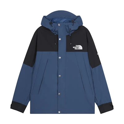 TNF Multi Granby Jacket Navy Blue Unisex Windproof Hooded Shell. NI2HQ03J