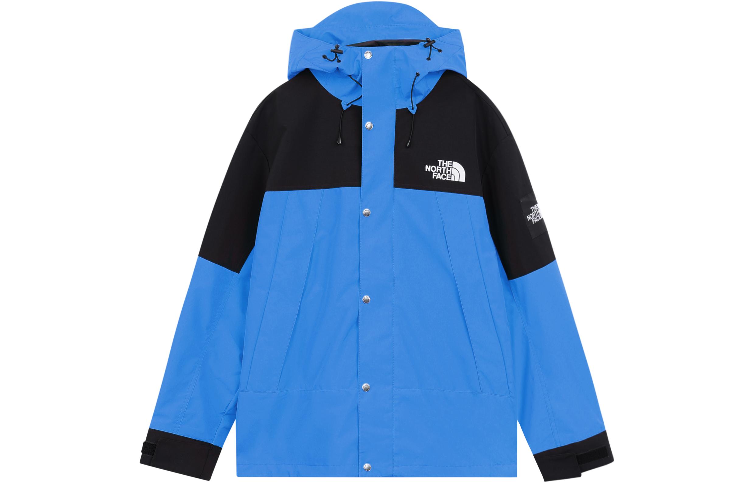 TNF Multi Granby Logo Embroidered Hooded Jacket Blue Unisex NI2HQ00N
