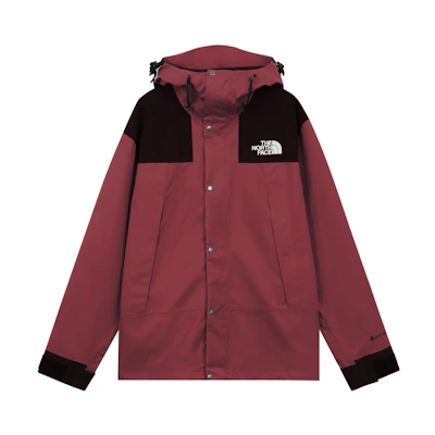 TNF Multi Granby Logo Embroidered Hooded Jacket Burgundy Unisex NI2GN10B