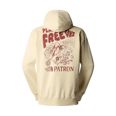 TNF Nature Hoodie Letter Print Pullover Khaki Hoodie NF0A87DV-3X4