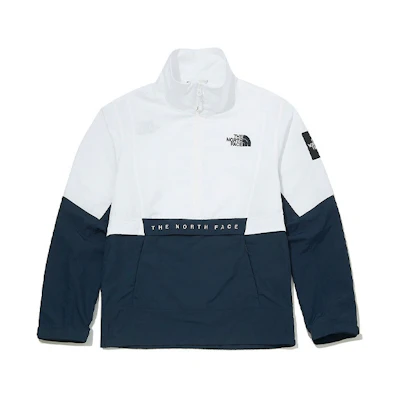 TNF Navy Blue Half-Zip Pullover Jacket Unisex Outdoor Embroidered NA4HM03K