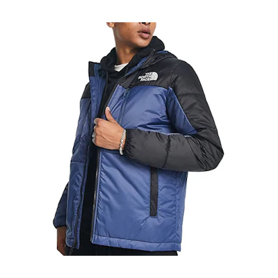 TNF Navy Blue Logo Hooded Insulated Jacket NF0A7WZX-HDC