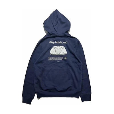 TNF Navy Blue Logo Hoodie Long Sleeve NF0A8121-I85