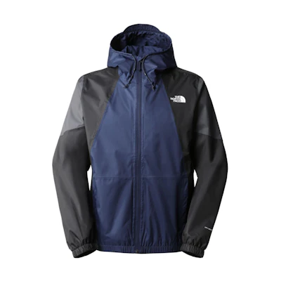 TNF Navy Blue Logo Print Zip-Up Hoodie Jacket NF0A493E