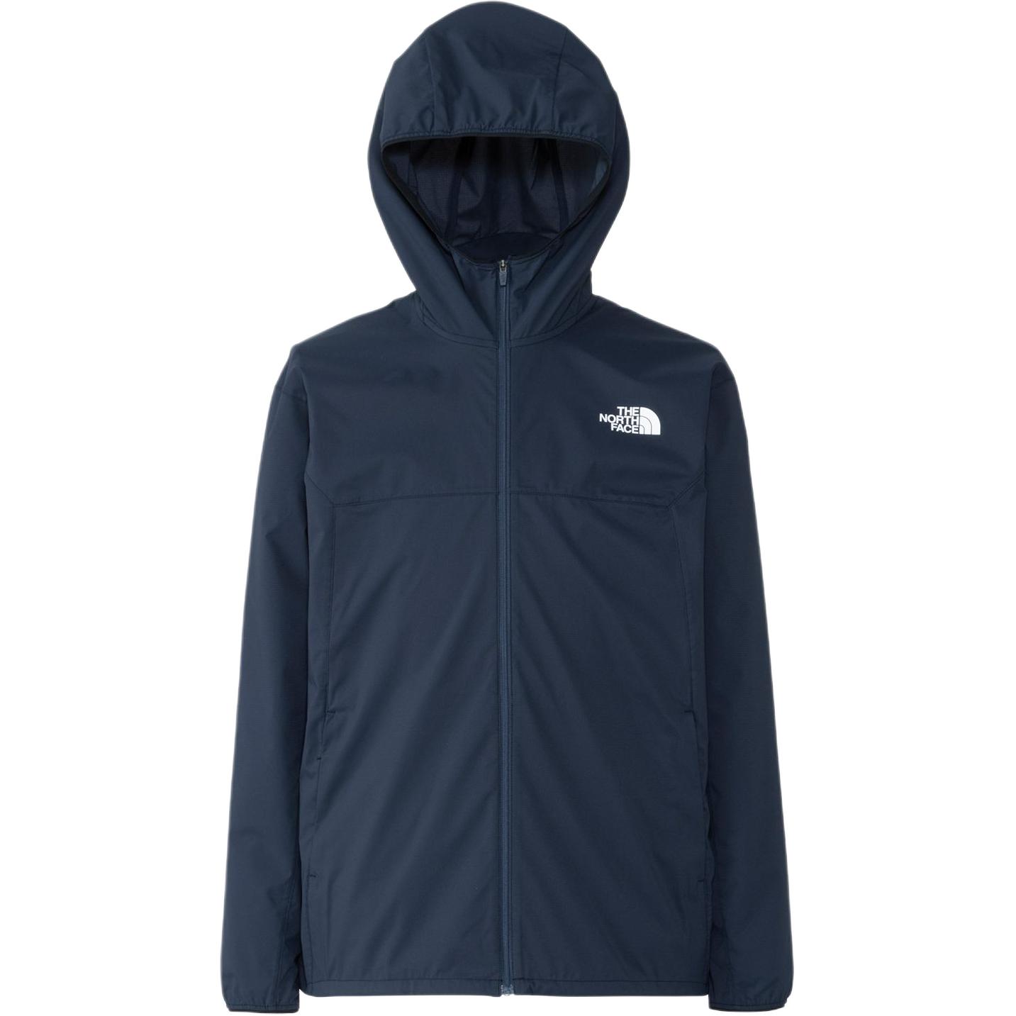 TNF Navy Blue Logo Print Zip-Up Hoodie Jacket NP72385-UN