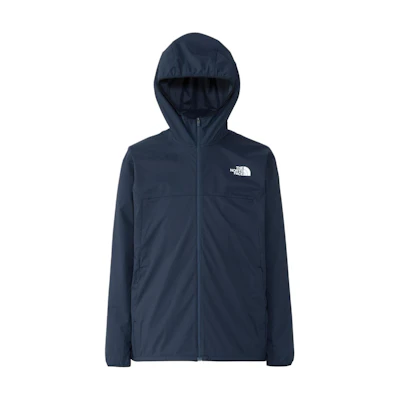 TNF Navy Blue Logo Print Zip-Up Hoodie Jacket NP72385-UN