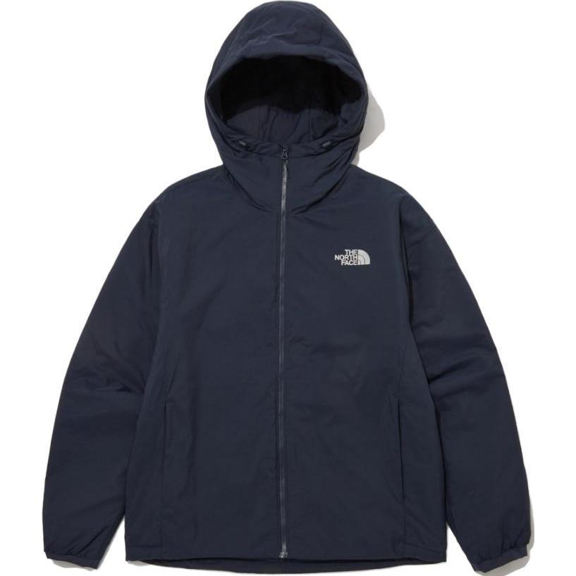 TNF Navy Blue Unisex Hoodie Logo Print Long Sleeve Jacket NJ3NP70C