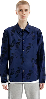The North Face Navy Logo Button-Up Shirt Jacket - Fall Collection NF0A7QTN-8Q4 Shop The North Face Navy Logo Button-Up Shirt Jacket - Fall Collection NF0A7QTN-8Q4