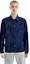 Shop The North Face Navy Logo Button-Up Shirt Jacket - Fall Collection NF0A7QTN-8Q4