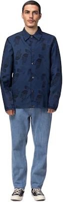 The North Face Navy Logo Button-Up Shirt Jacket - Fall Collection NF0A7QTN-8Q4 Sizing The North Face Navy Logo Button-Up Shirt Jacket - Fall Collection NF0A7QTN-8Q4