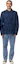 Sizing The North Face Navy Logo Button-Up Shirt Jacket - Fall Collection NF0A7QTN-8Q4