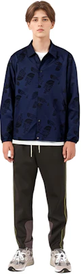 The North Face Navy Logo Button-Up Shirt Jacket - Fall Collection NF0A7QTN-8Q4 1
