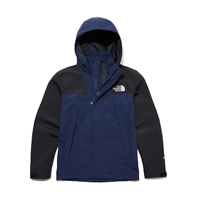 TNF Navy Outdoor Waterproof Windbreaker Jacket for Couples NJ2HL09C