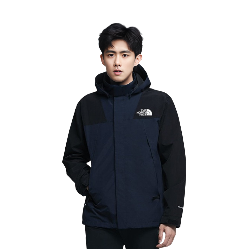 TNF Navy Outdoor Waterproof Windbreaker Jacket for Couples NJ2HL09C 圖 5