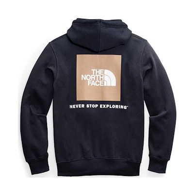 TNF Navy Pullover Hoodie with Back Logo Print NF0A4761-RG1