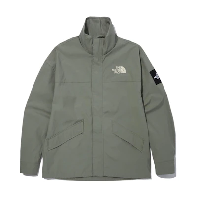 TNF Neilton Embroidered Logo Green Jacket Fall Long Sleeve NJ3BN03K