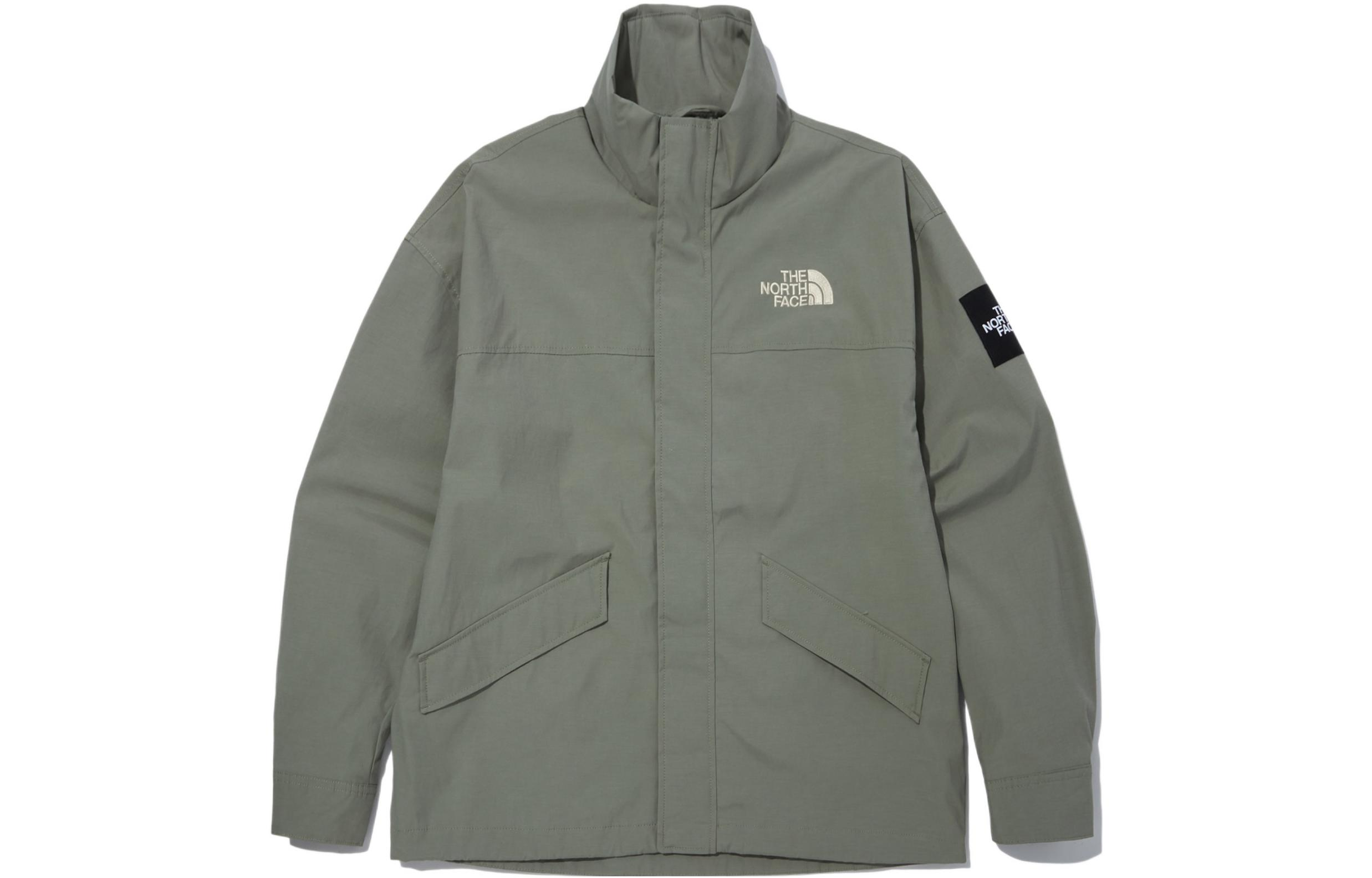 TNF Neilton Embroidered Logo Green Jacket Fall Long Sleeve NJ3BN03K 圖 2