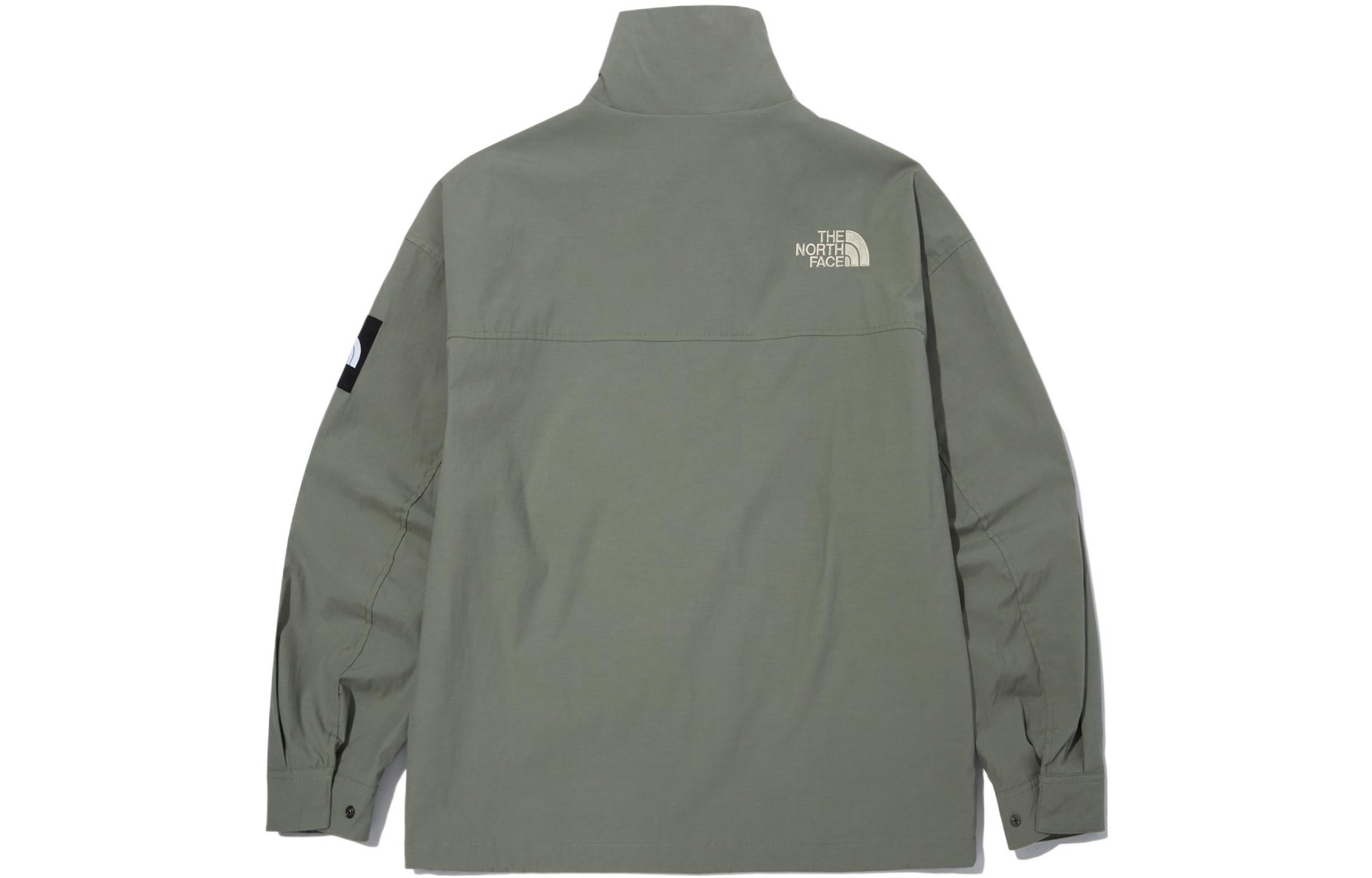 TNF Neilton Embroidered Logo Green Jacket Fall Long Sleeve NJ3BN03K 圖 3