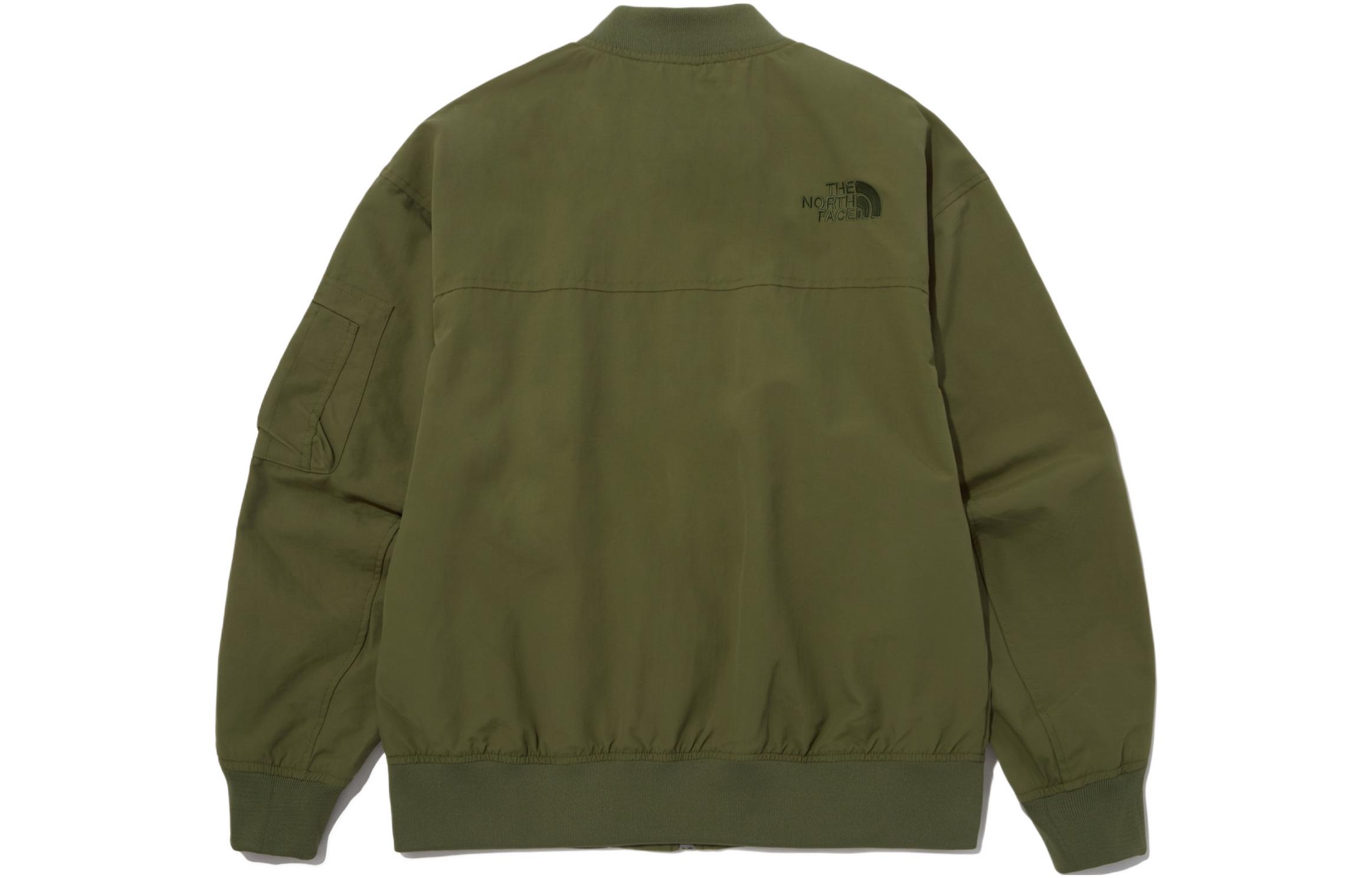 TNF Neilton FW24 All-Round Green Bomber Jacket Unisex Workwear Style NJ3BP12K 圖 3