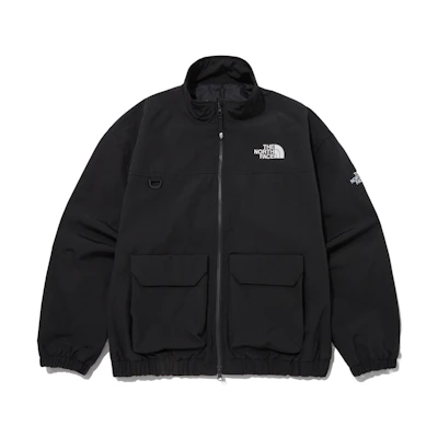 TNF Neilton Logo Embroidered Zip-Up Jacket Black NJ3BP51J