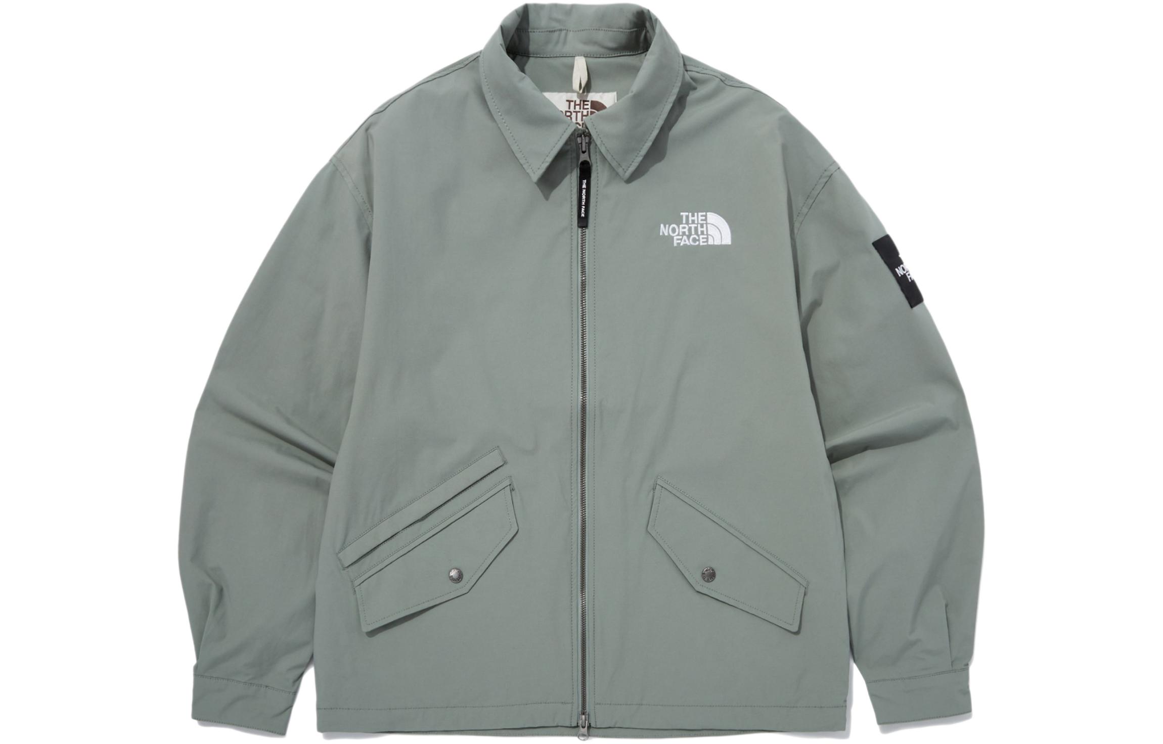 TNF Neilton Logo Polo Jacket Unisex Green NJ3BQ03L