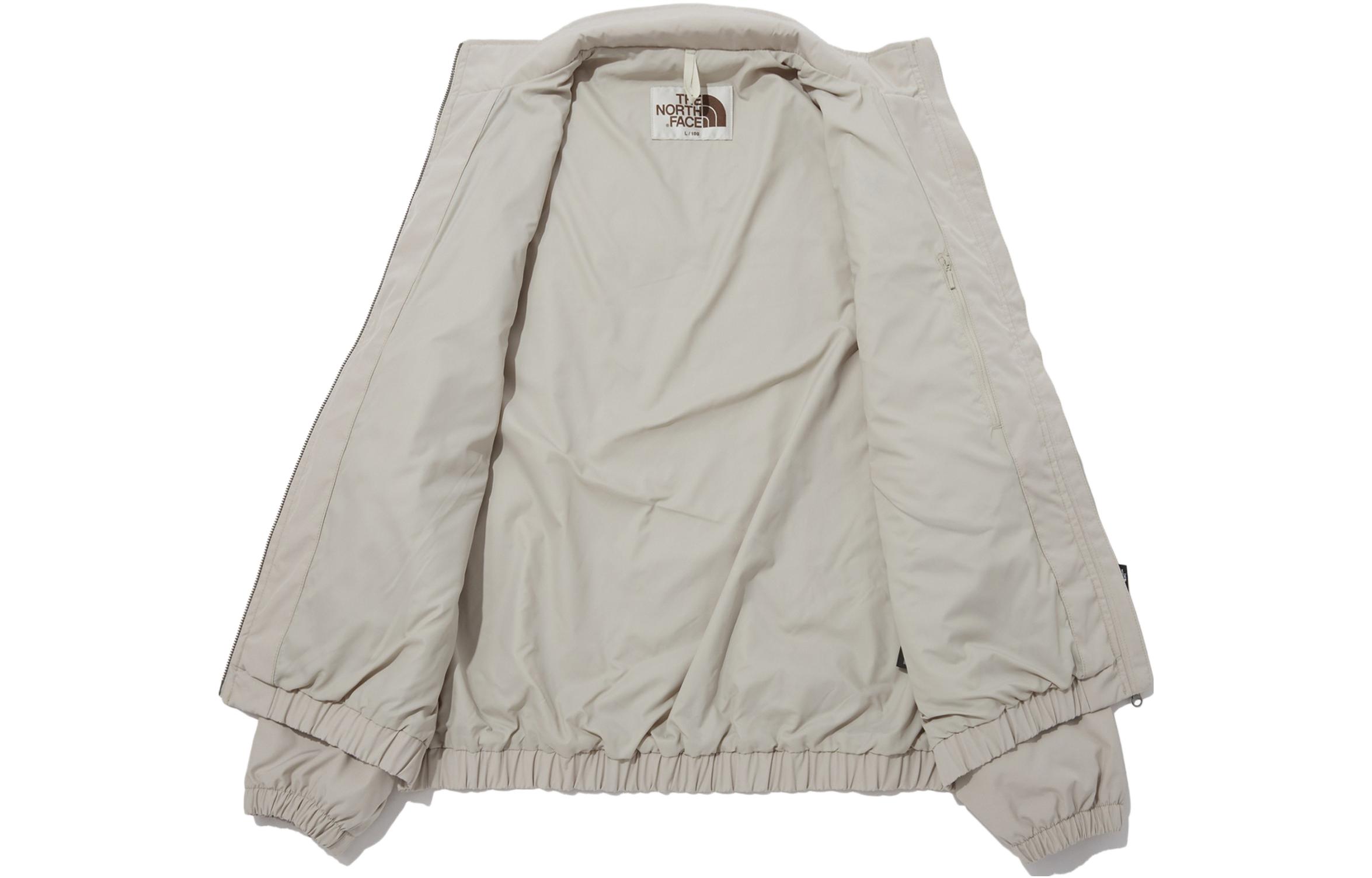 Shop The North Face Neilton Jaket Stand Collar Utility Outdoor Casual - Beige NJ3BP51L