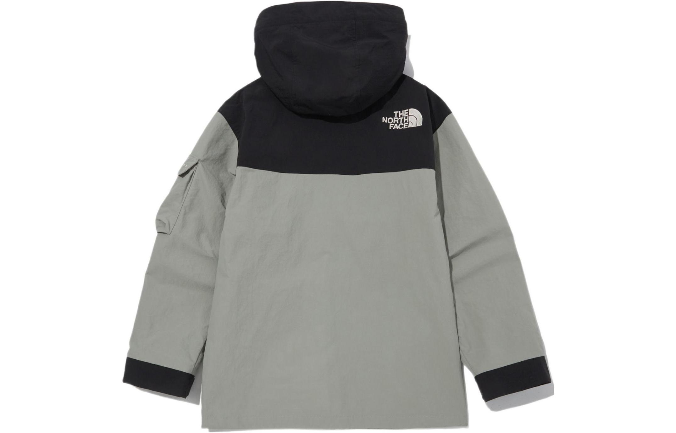 Lookbook The North Face New Dalton Anorak Colorblock Logo Hoodie Jacket Men Dark Gray NA3BN00M
