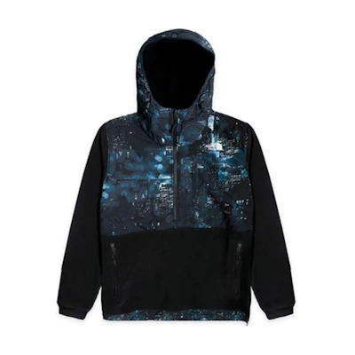TNF Nightcrawlers Denali Fleece Anorak Multi Black Unisex Jacket NF0A47BBF22