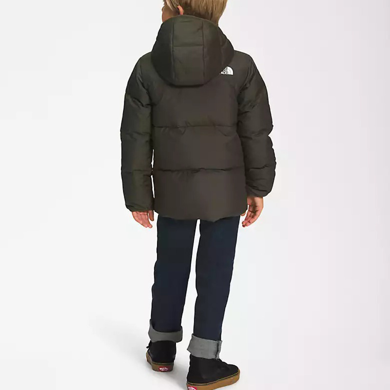 Lookbook ノースフェイス ダウンフーディ（グリーン） GS (アジアサイズ) NF0A7UMJ21L